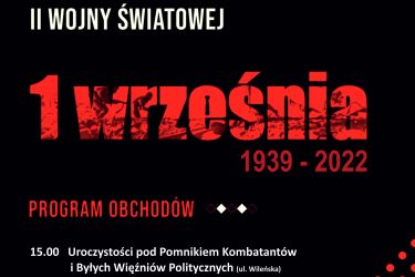Miejskie obchody 83. rocznicy wybuchu II wojny światowej w Oleśnicy